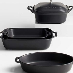 Staub Ceramics 5-PC Bakeware Collection- Matte Black